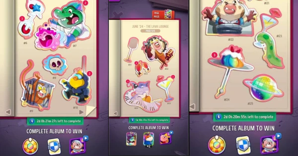 Match Masters Sticker Album Season Completion with Reward Screenshot